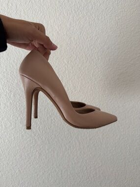 Charles David Blush Pointed-Toe Stiletto Pumps